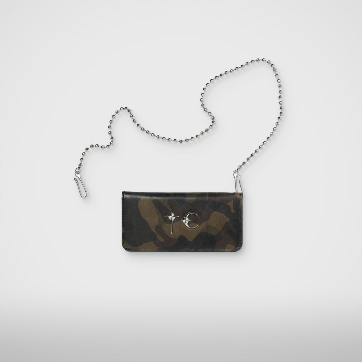 Thug Club Chopper Camo Long Wallet in dark camo