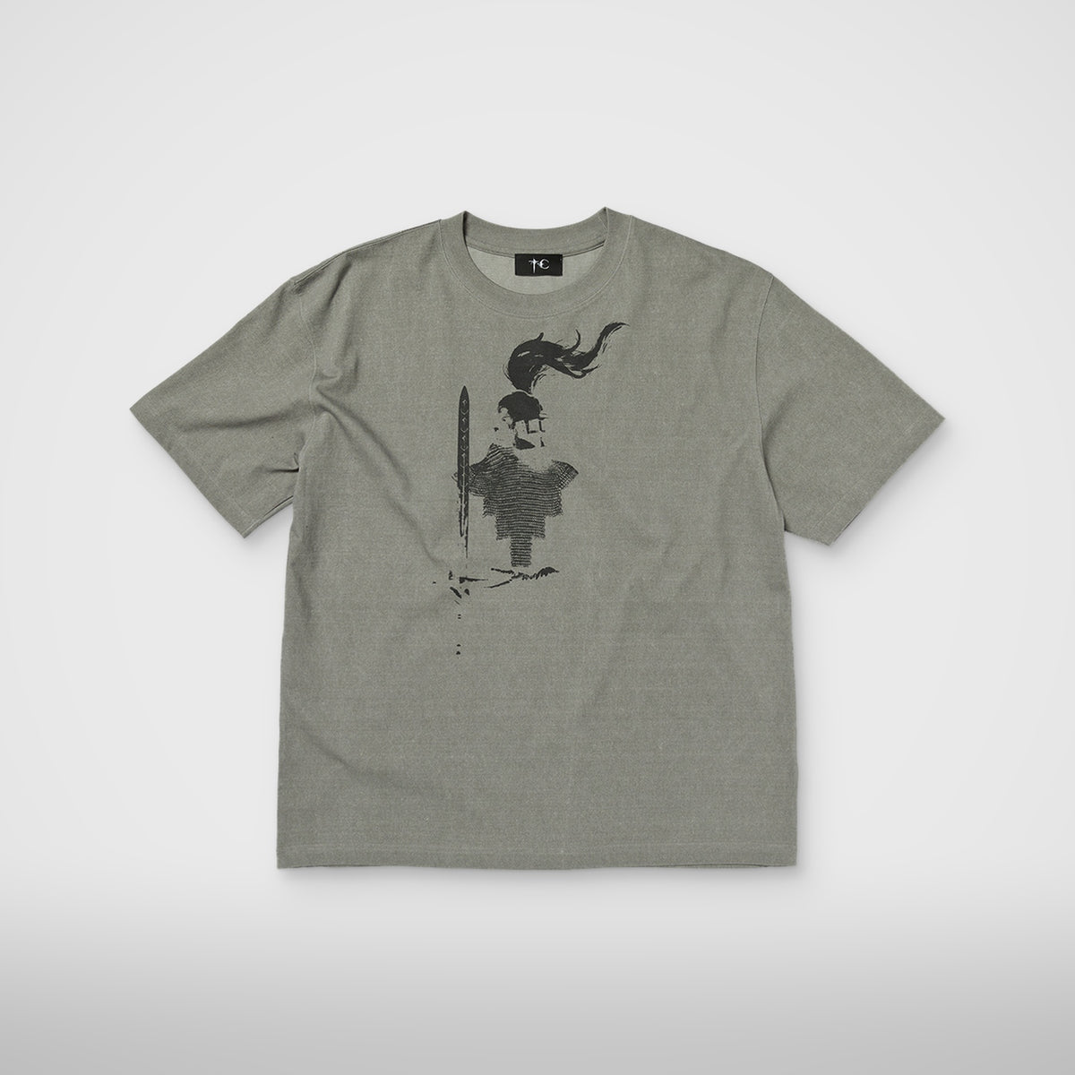 Thug Club Pubg Exclusive Gladiator T-Shirt in grey