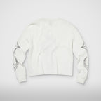 Thug Club Armed Armor Longsleeve Tee in white, view 2 of 4