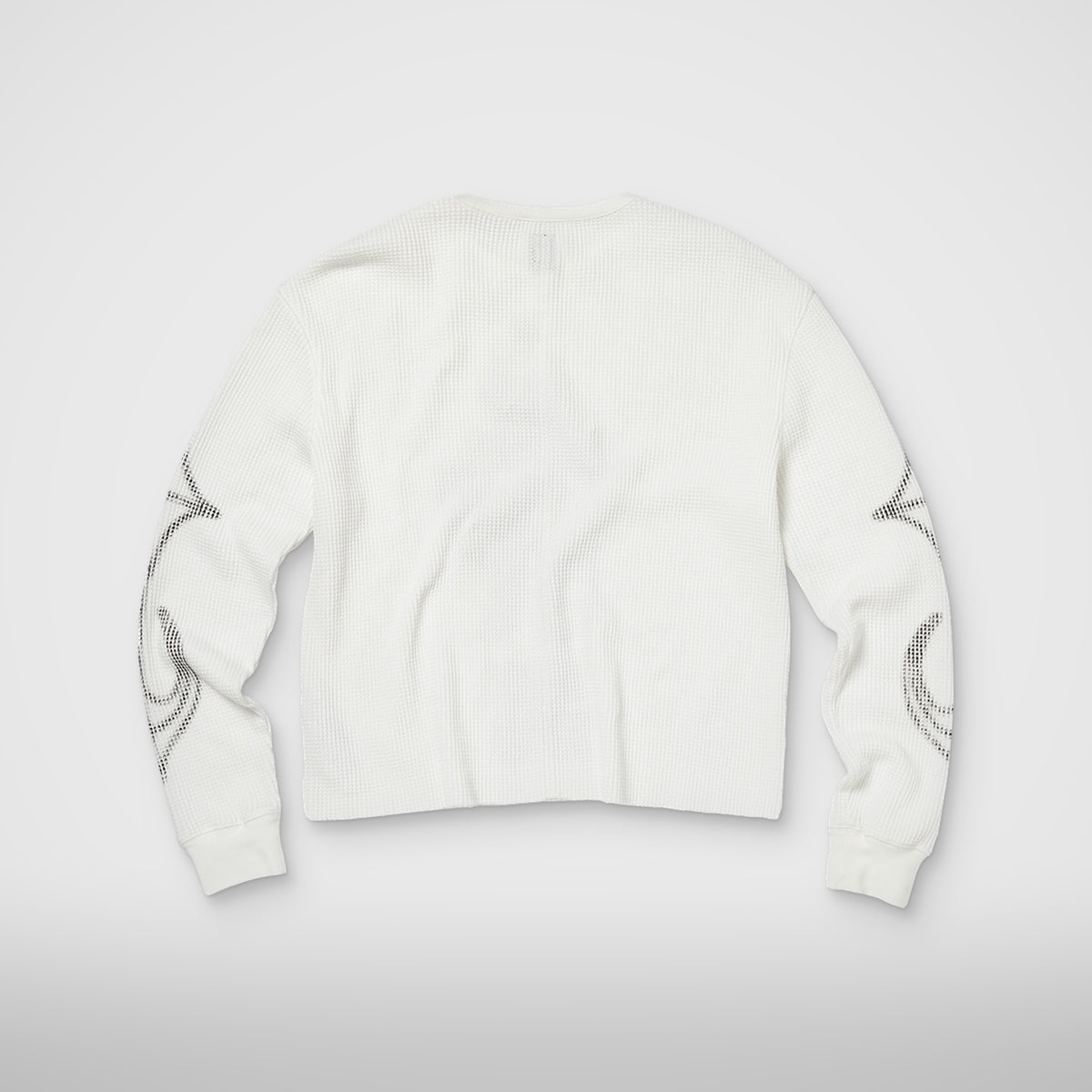 Thug Club Armed Armor Longsleeve Tee in white, view 2 of 4