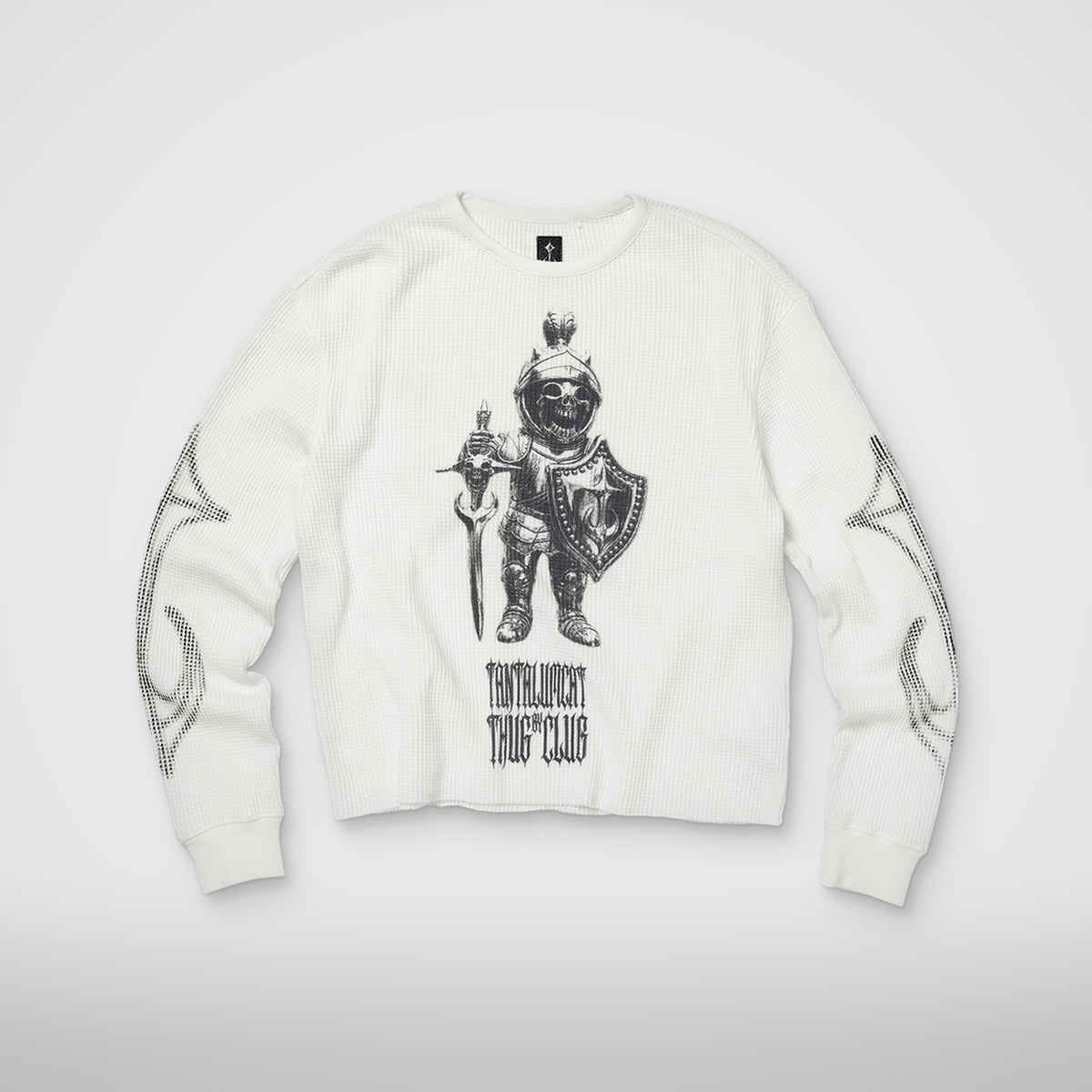 Thug Club Armed Armor Longsleeve Tee in white