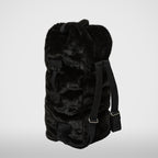 Thug Club Three Riding Skull Fur Duffle Bag in black, view 2 of 7
