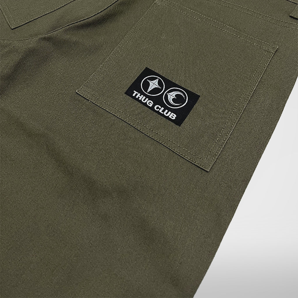 Thug Club Thug Pants in khaki, view 5 of 5