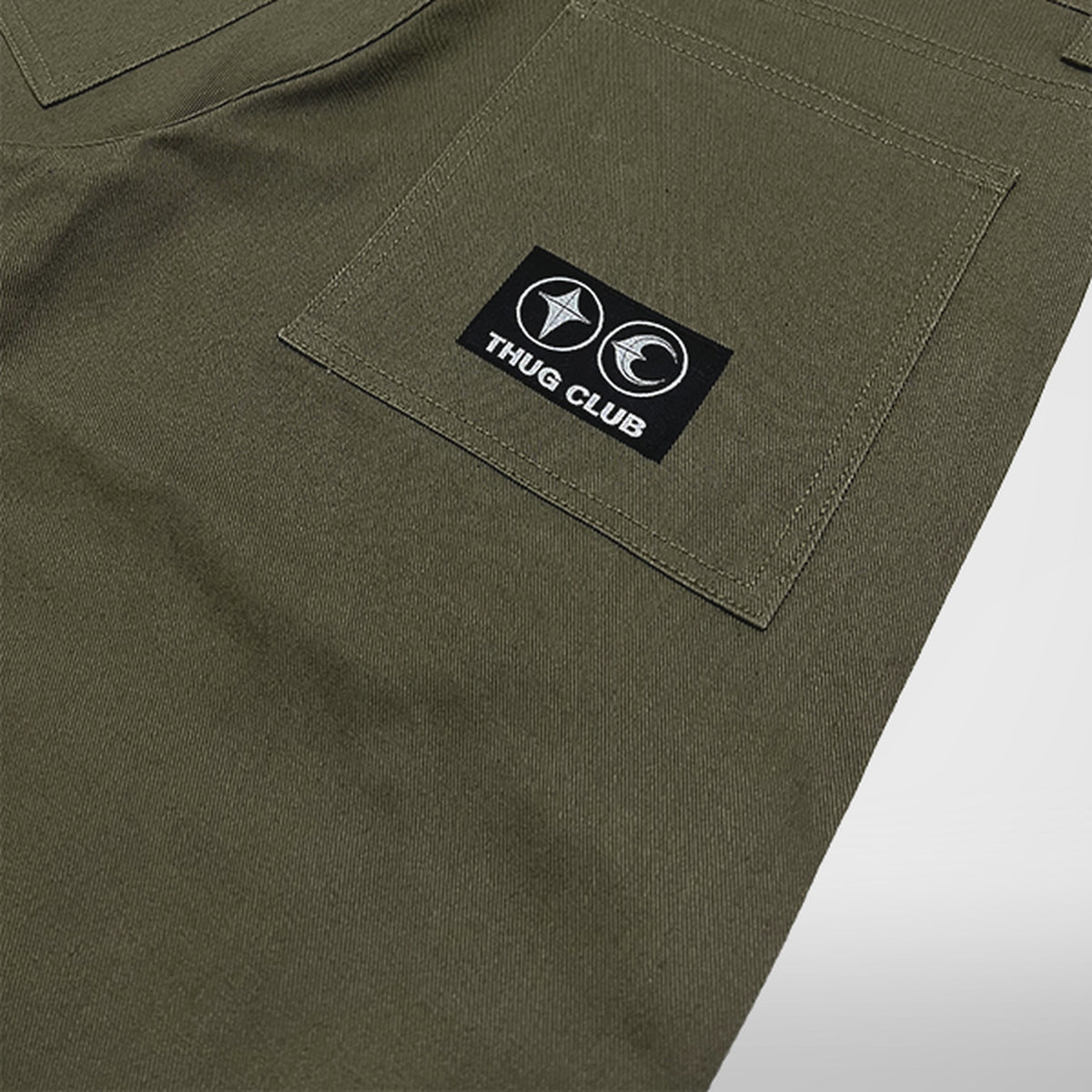 Thug Club Thug Pants in khaki, view 5 of 5