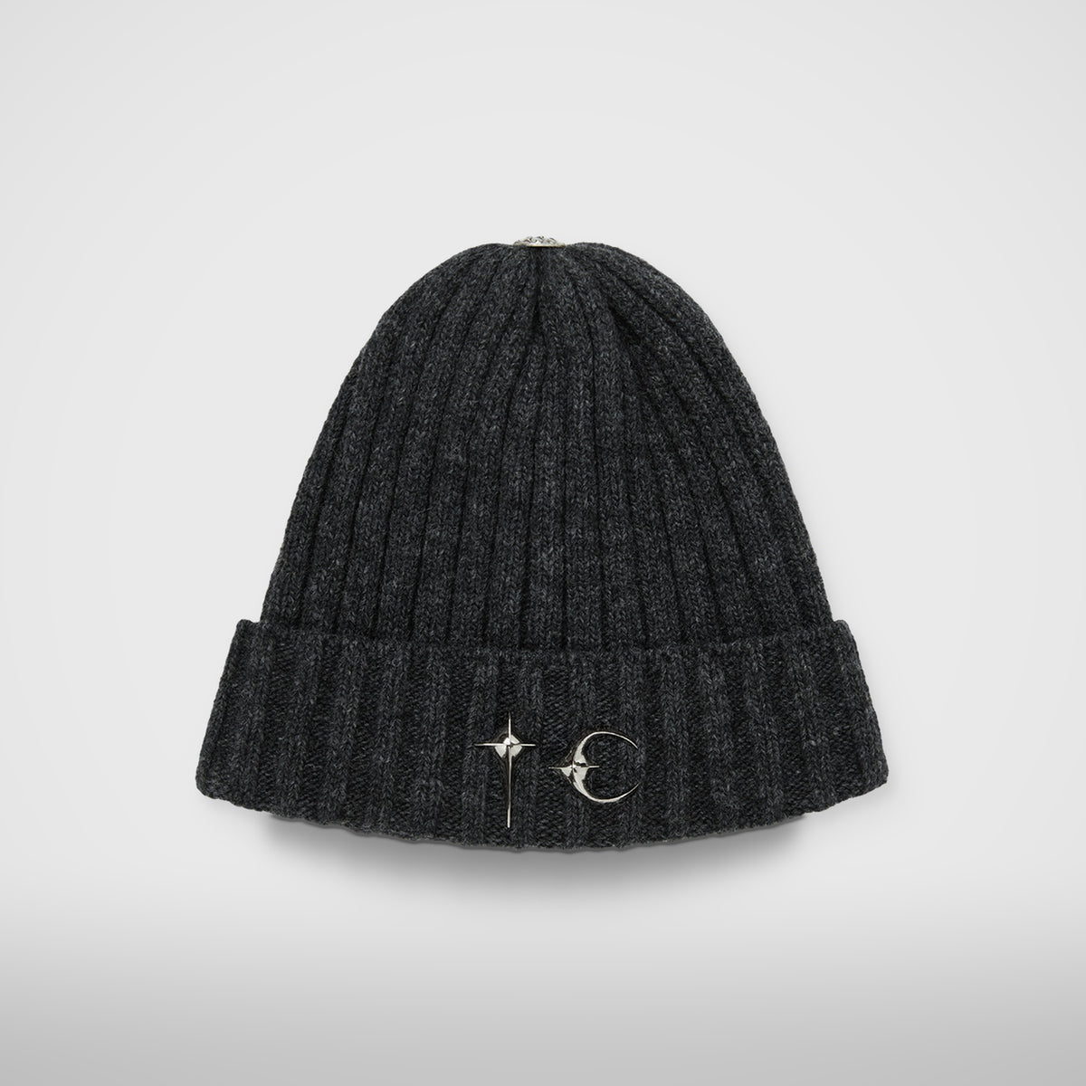 Thug Club TC Emblem Basic Beanie in charcoal