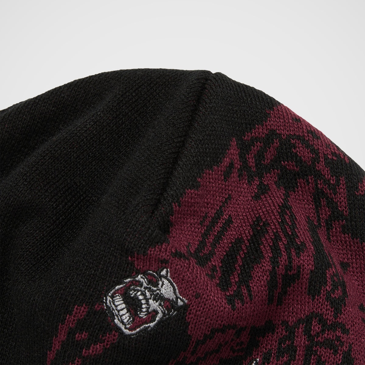 Thug Club TC Bone Cross Beanie in black, view 5 of 5