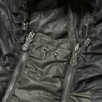 Thug Club Double Flying Bio Jacket in khaki, view 3 of 4