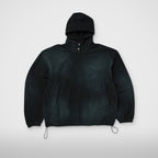 Thug Club TC Sprayed Terry Hoodie in black, front view