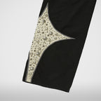 Thug Club Iron Steel Focus Leather Denim Pants in black, view 4 of 4