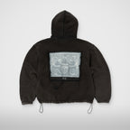 Thug Club Devil Peace Patch Hoodie in black