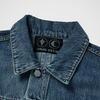 Thug Club Claw Denim Jacket in blue, view 3 of 9