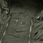 Thug Club Scarred Double Flying Bio Jacket in khaki, view 4 of 7