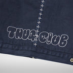 Thug Club X Stitch Eisenhower Jacket in navy, view 7 of 10