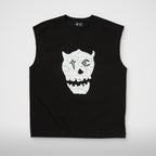 Thug Club TC Skull Sleeveless in black, front view
