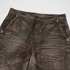 Thug Club Two Tone Washed Carpenter Pants in grey, view 3 of 8