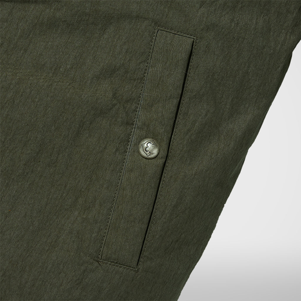 Thug Club Armor Down Hoodie in khaki, view 6 of 7