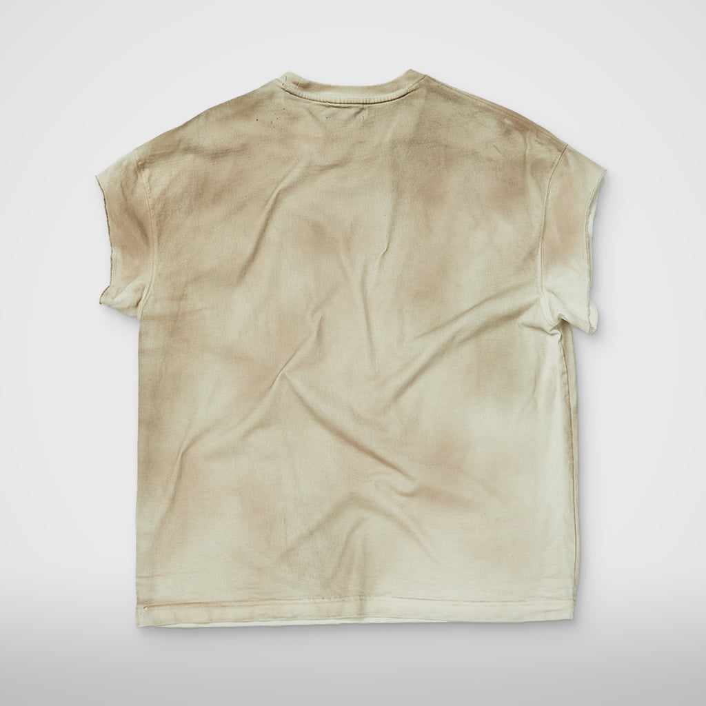 Thug Club Burnshot Slit Sleeve in ivory, view 2 of 3
