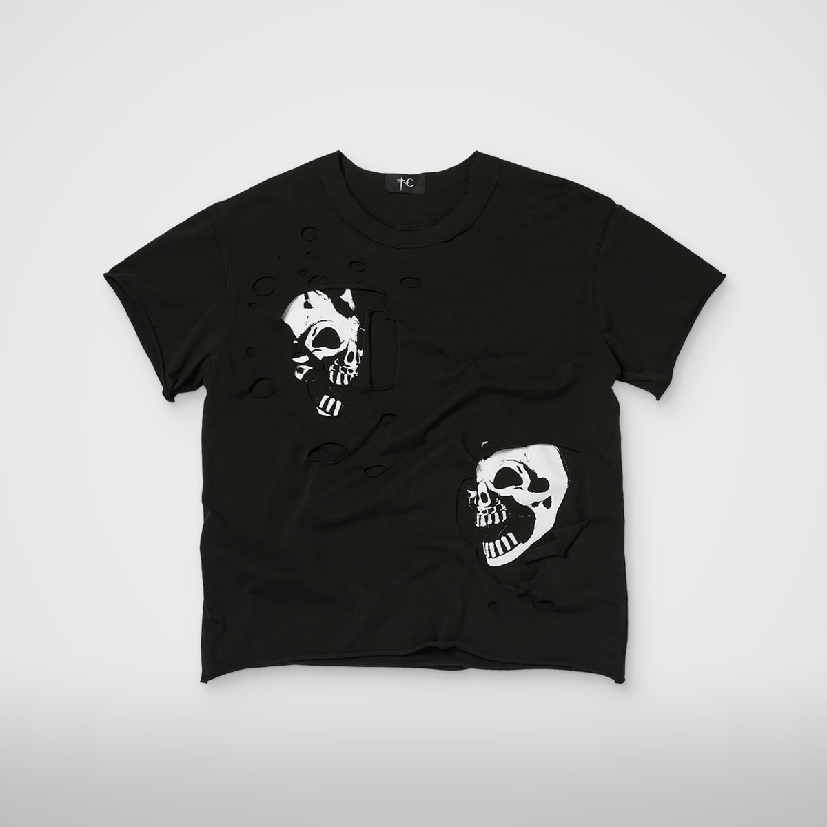 Thug Club Dead Inside Double Layer T-Shirt in black