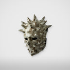 Thug Club TC Ballistic Mask in white, view 2 of 3