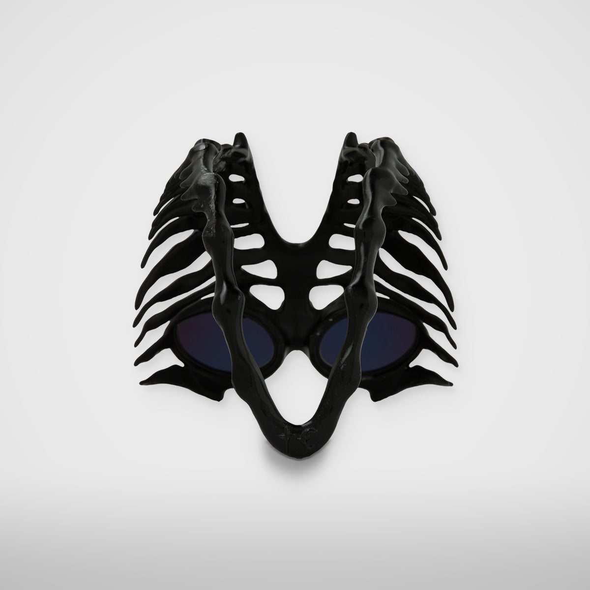 Thug Club TC Bone Half Mask in black, view 3 of 3