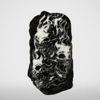 Thug Club Three Riding Skull Fur Duffle Bag in black