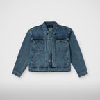 Thug Club Claw Denim Jacket in blue