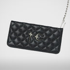 Thug Club Chopper Quilted Long Wallet in black, view 2 of 4