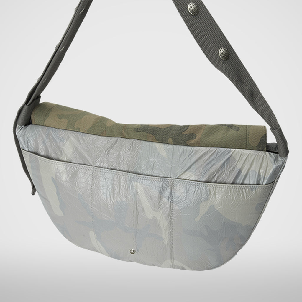 Thug Club Clouded Bio Army Messenger Bag in multi, view 10 of 11