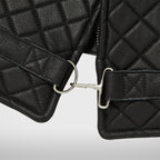 Thug Club Demi Quilted Vest in black, view 5 of 5