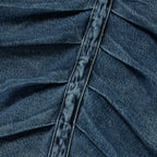 Thug Club Claw Denim Jacket in blue, view 8 of 9