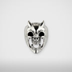 Thug Club TC Riding Skull Ring in silver