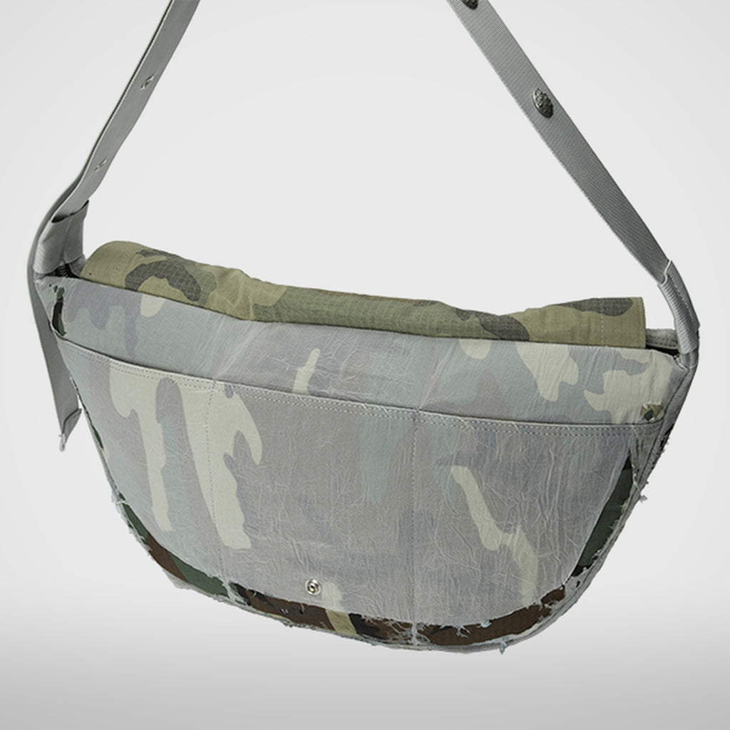 Thug Club Burnt Bio Army Messenger Bag in multi burn, view 10 of 11