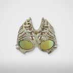 Thug Club TC Bone Half Mask in white