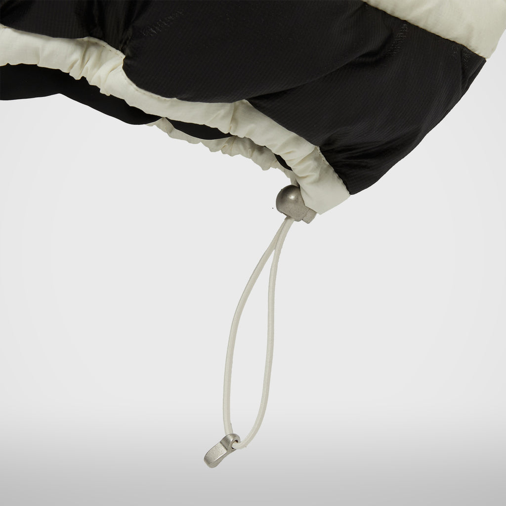 Thug Club TC Dunk Puffer Jacket in black/ivory, view 6 of 8