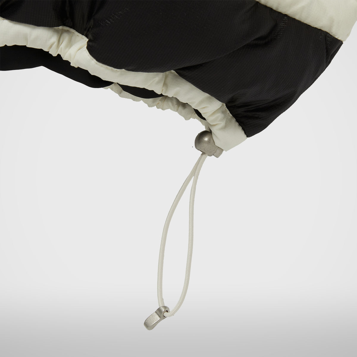 Thug Club TC Dunk Puffer Jacket in black/ivory, view 6 of 8