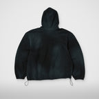Thug Club TC Sprayed Terry Hoodie in black, back view