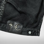 Thug Club Claw Denim Jacket in black, view 9 of 9