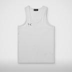 Thug Club TC Tank Top in white, front view