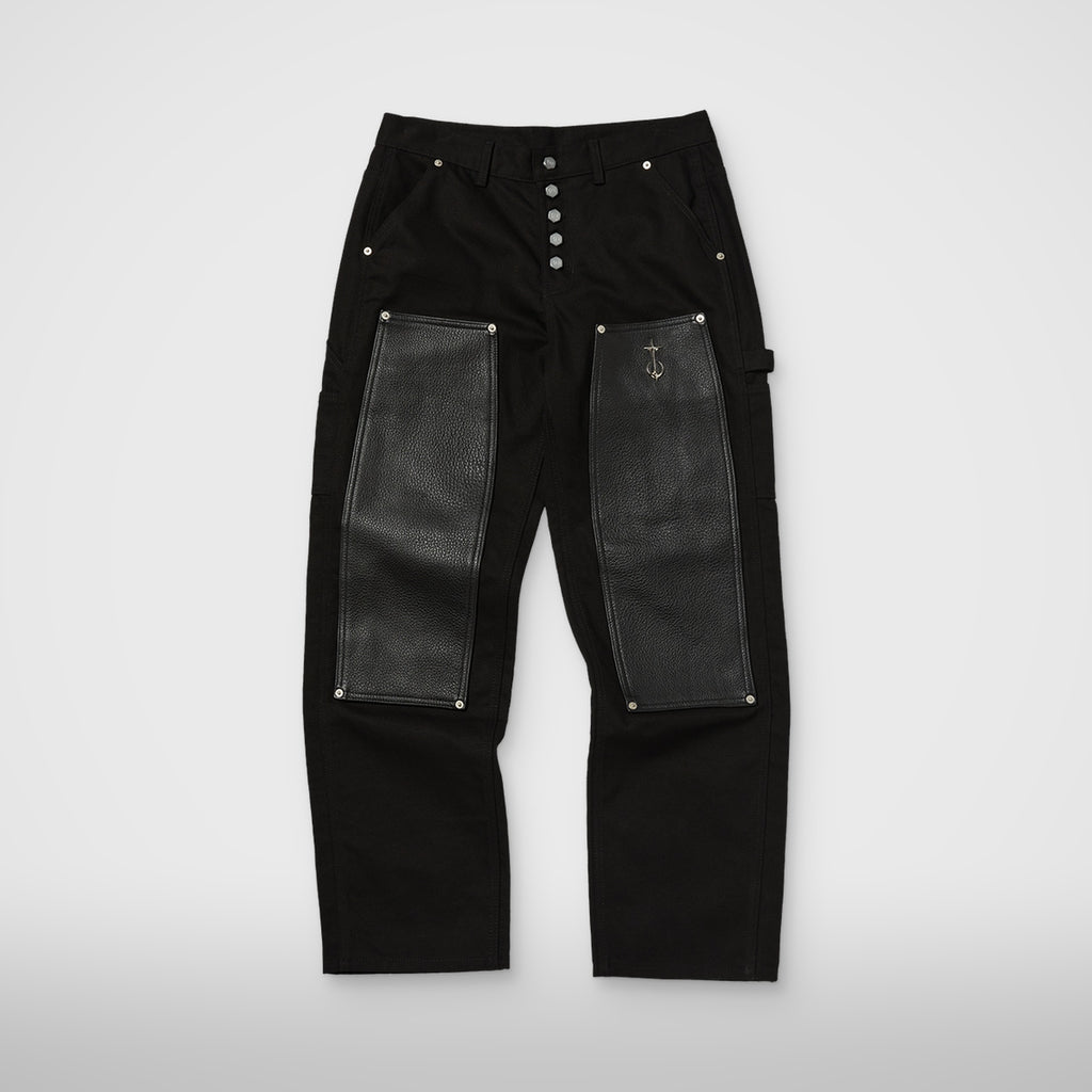 Thug Club Steel Plated Pants in black