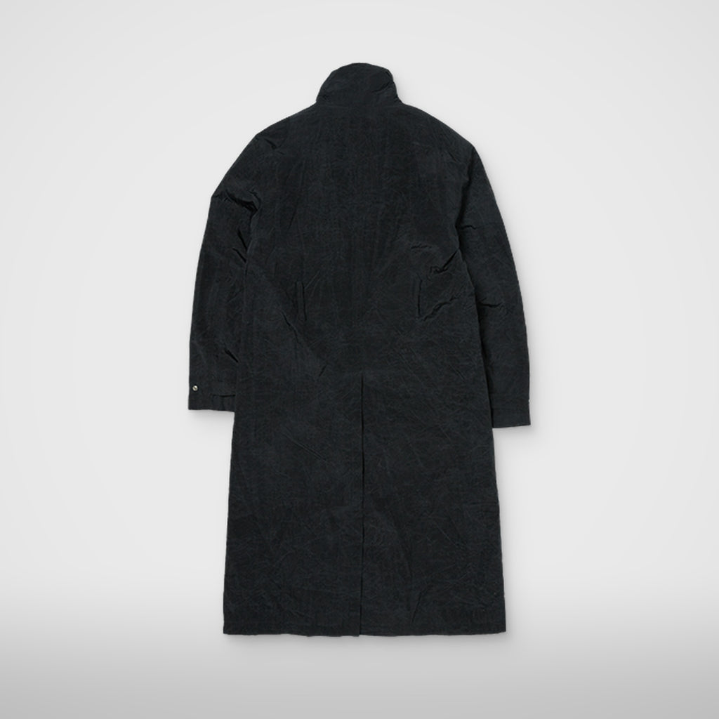Thug Club Scarred Bio Soldier Trench Coat in black, view 2 of 8