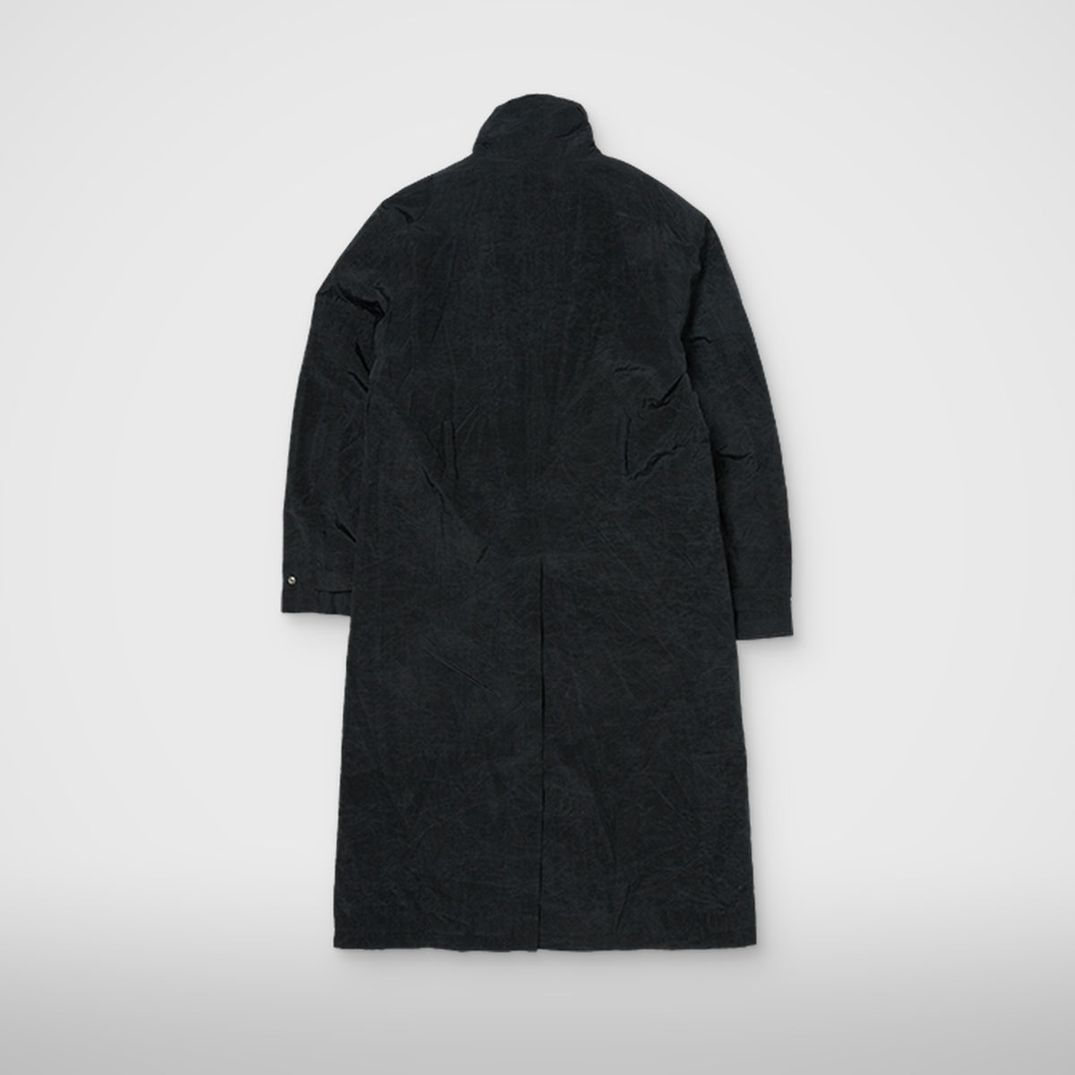 Thug Club Scarred Bio Soldier Trench Coat in black, view 2 of 8