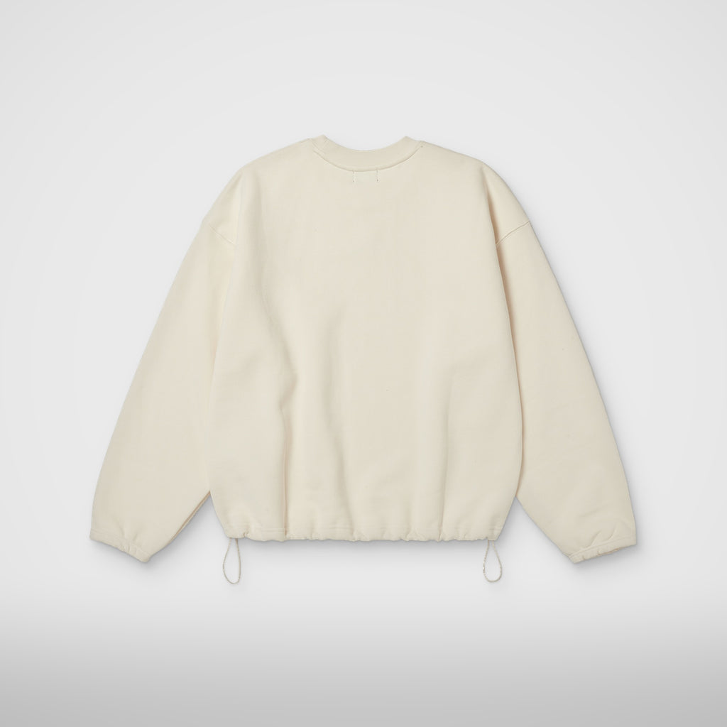Thug Club Color Emblem Sweatshirt in ivory, view 2 of 5