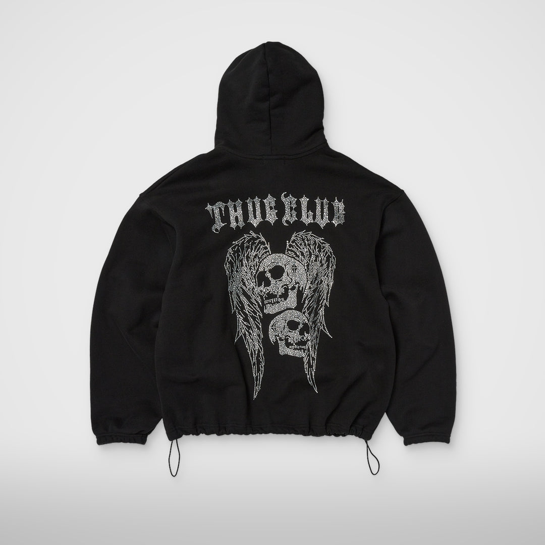 TC Angels Crystal Embellished Hoodie