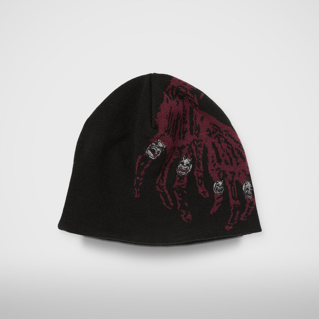 Thug Club TC Bone Cross Beanie in black
