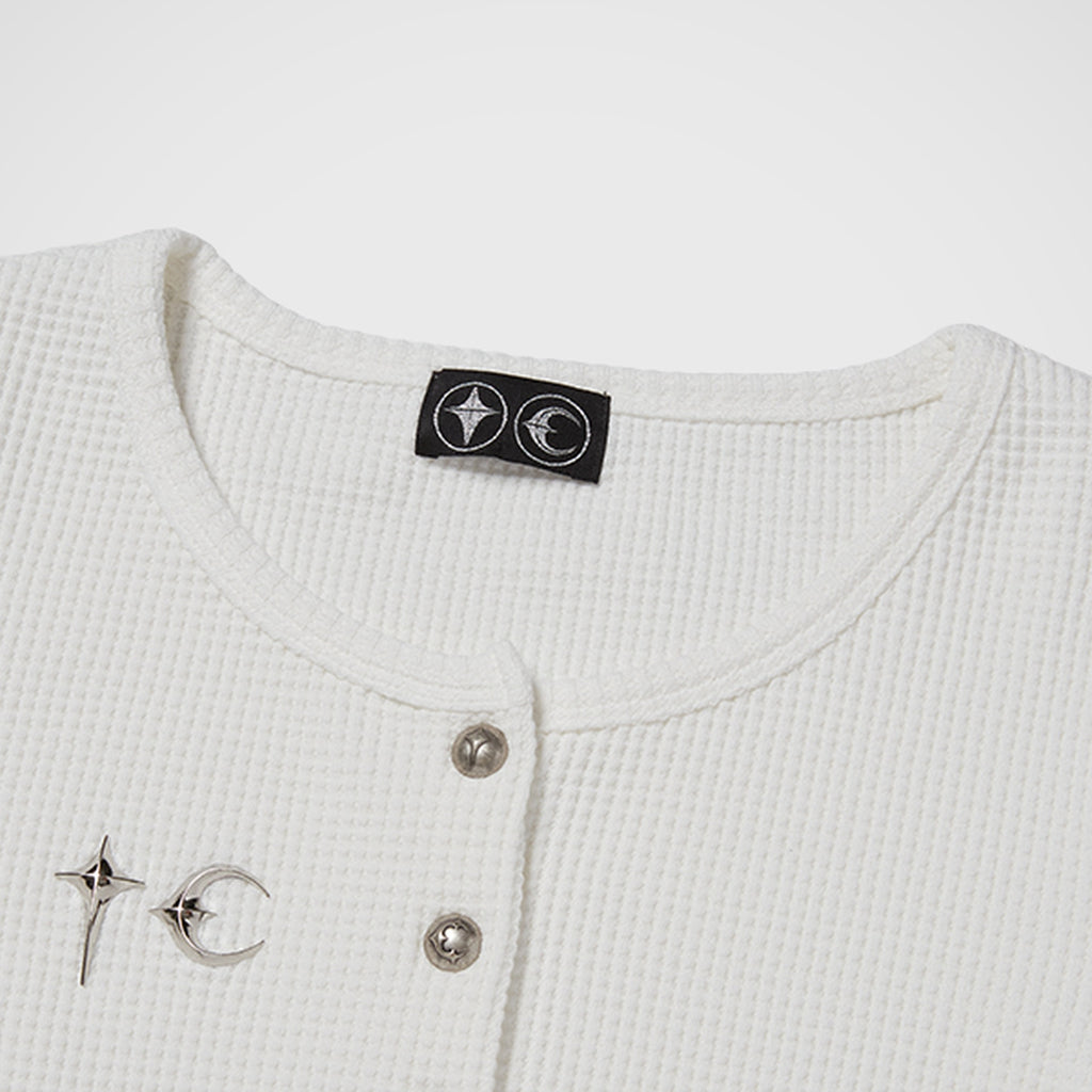 Thug Club TC Womens Cardigan in white, view 3 of 6