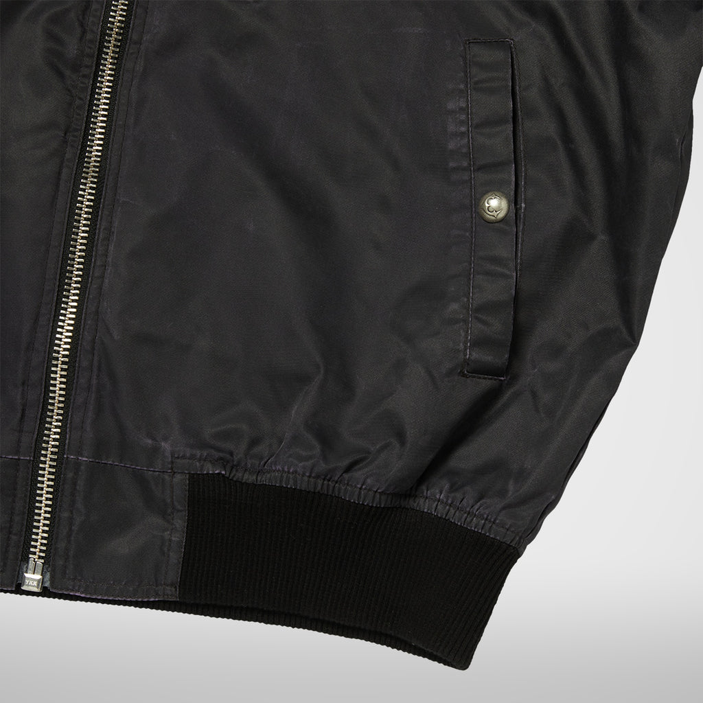 Thug Club Jamong Two Tone Washed MA-1 Jacket in black, view 3 of 4