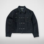 Thug Club Land Warfare Denim Jacket in indigo