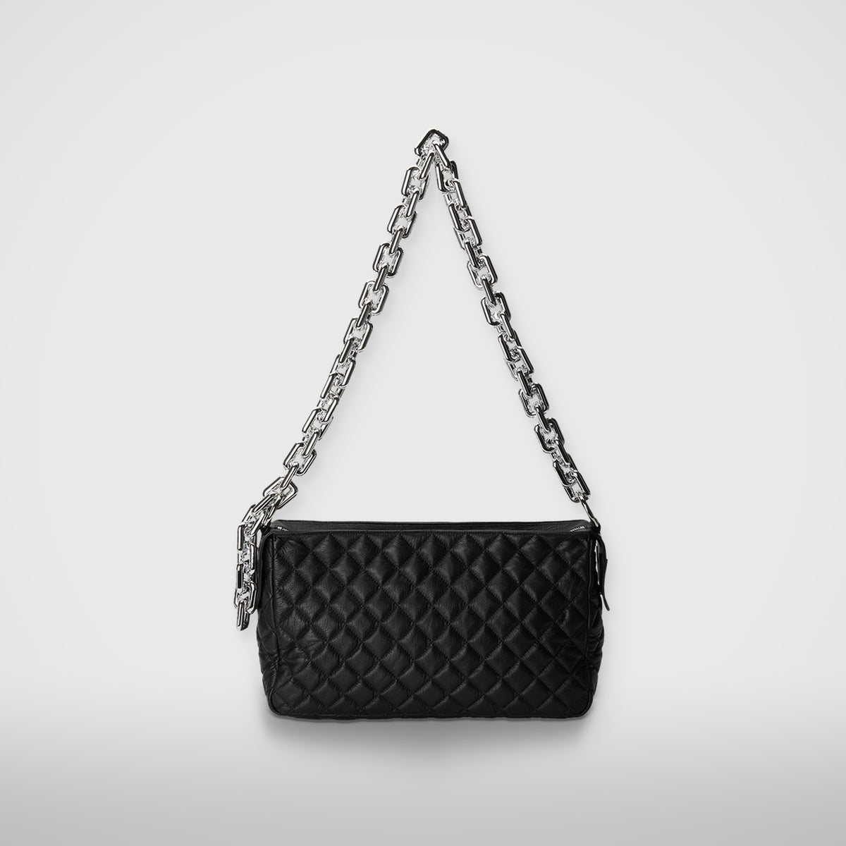 Thug Club TC Quilting Big Chain Bag in black, view 3 of 8