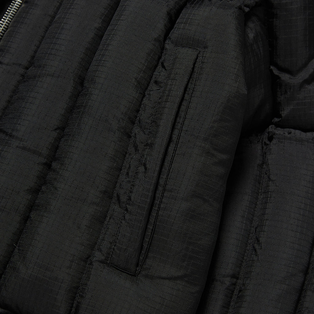 Thug Club War Life Down Jacket in black, view 8 of 9