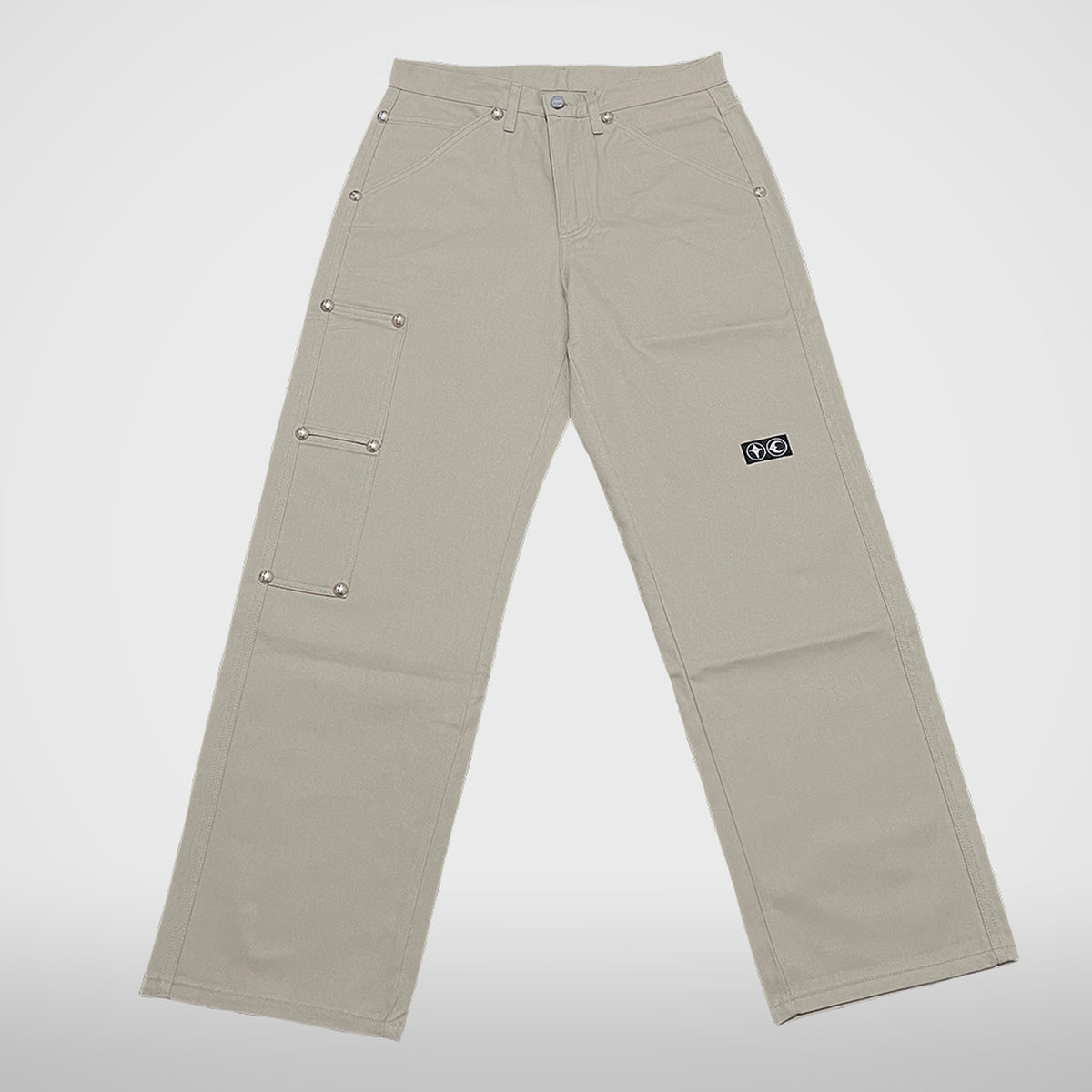 Thug Club Thug Pants in beige, front view